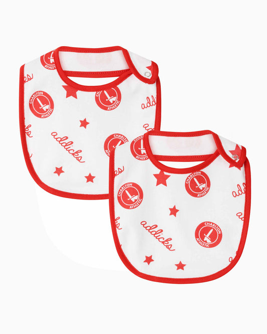 Addicks White and Red Bibs