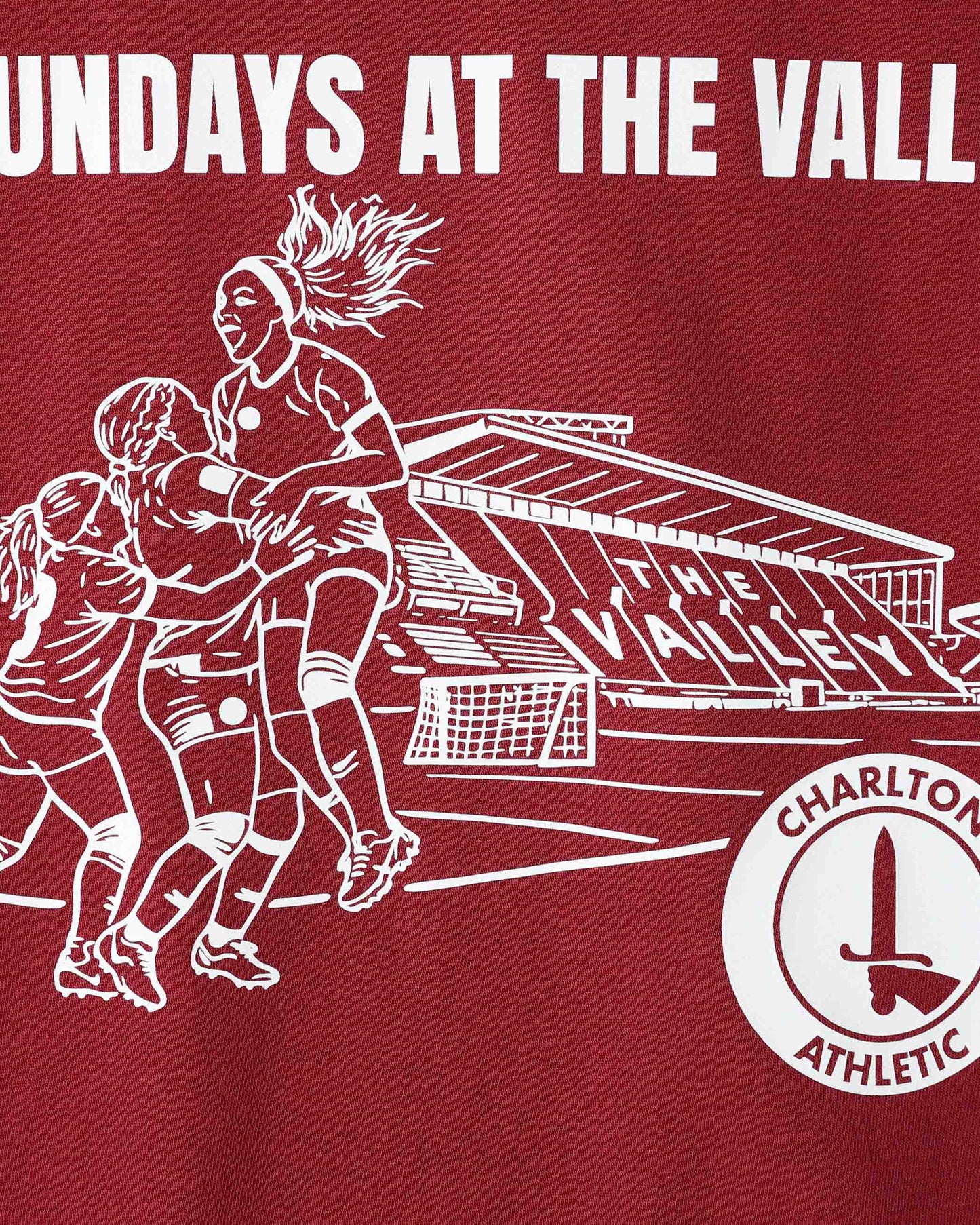 CAWFC Maroon T-Shirt - Junior