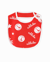 Addicks Red and White Bibs