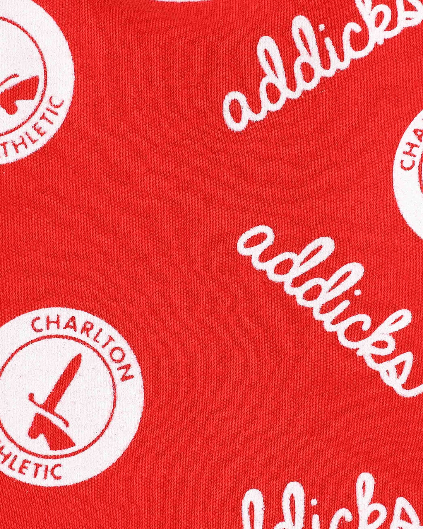 Addicks Red and White Bibs