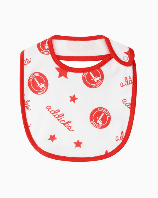 Addicks White and Red Bibs