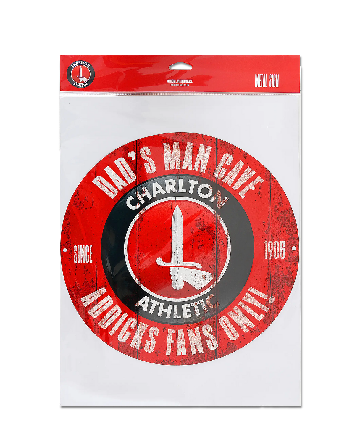 Charlton Athletic Dads Man Cave Sign
