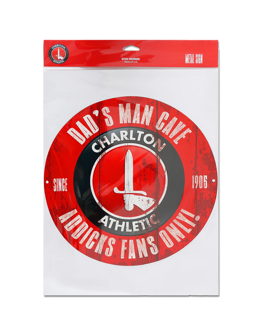 Charlton Athletic Dads Man Cave Sign