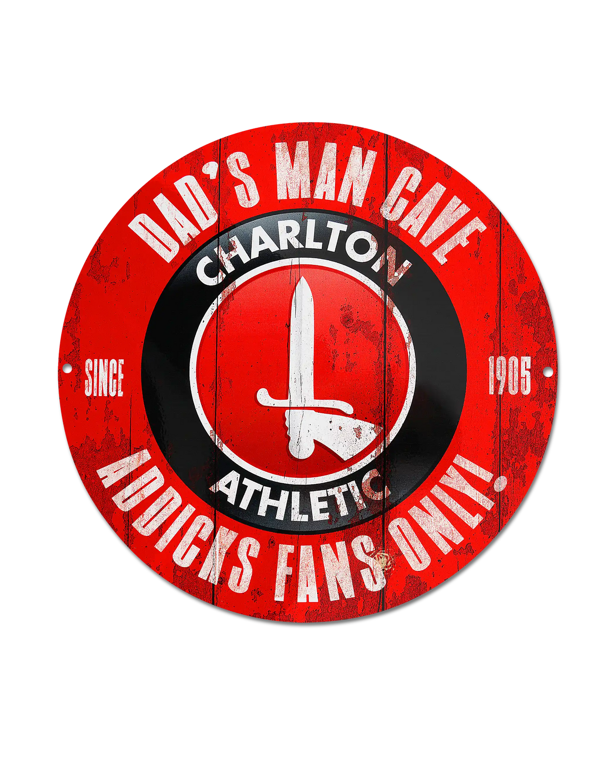Charlton Athletic Dads Man Cave Sign