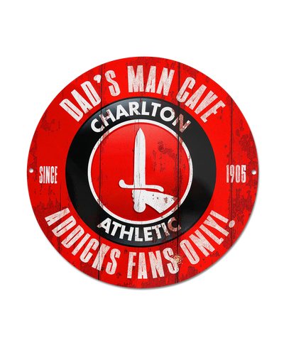 Charlton Athletic Dads Man Cave Sign