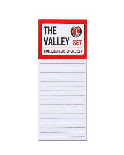 Charlton Athletic Memo Pad