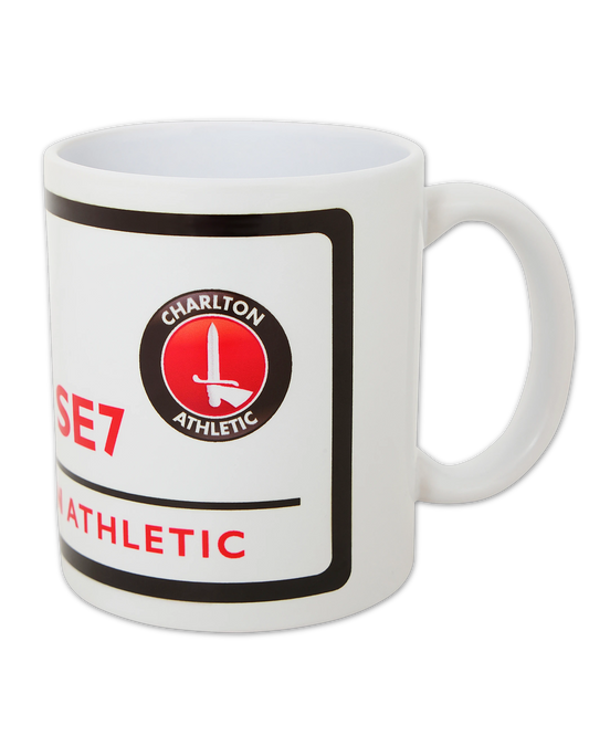 Charlton Athletic Street Sign Mug