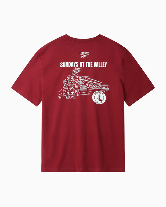 CAWFC T-Shirt - Maroon - Adult