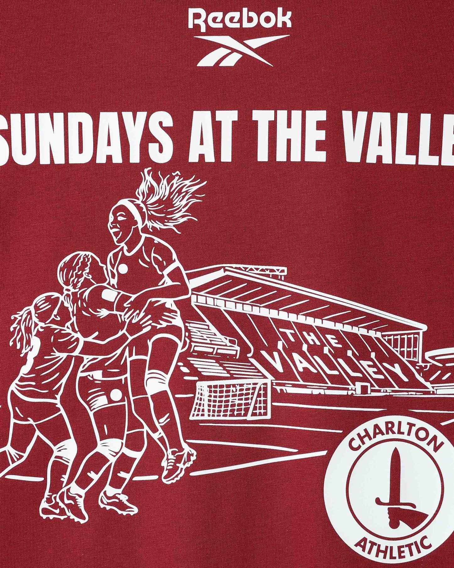 CAWFC T-Shirt - Maroon - Adult