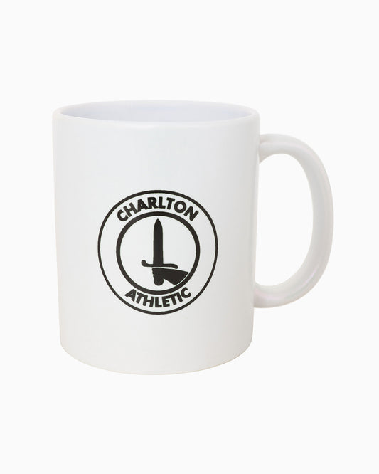 Logo White Glitter Mug