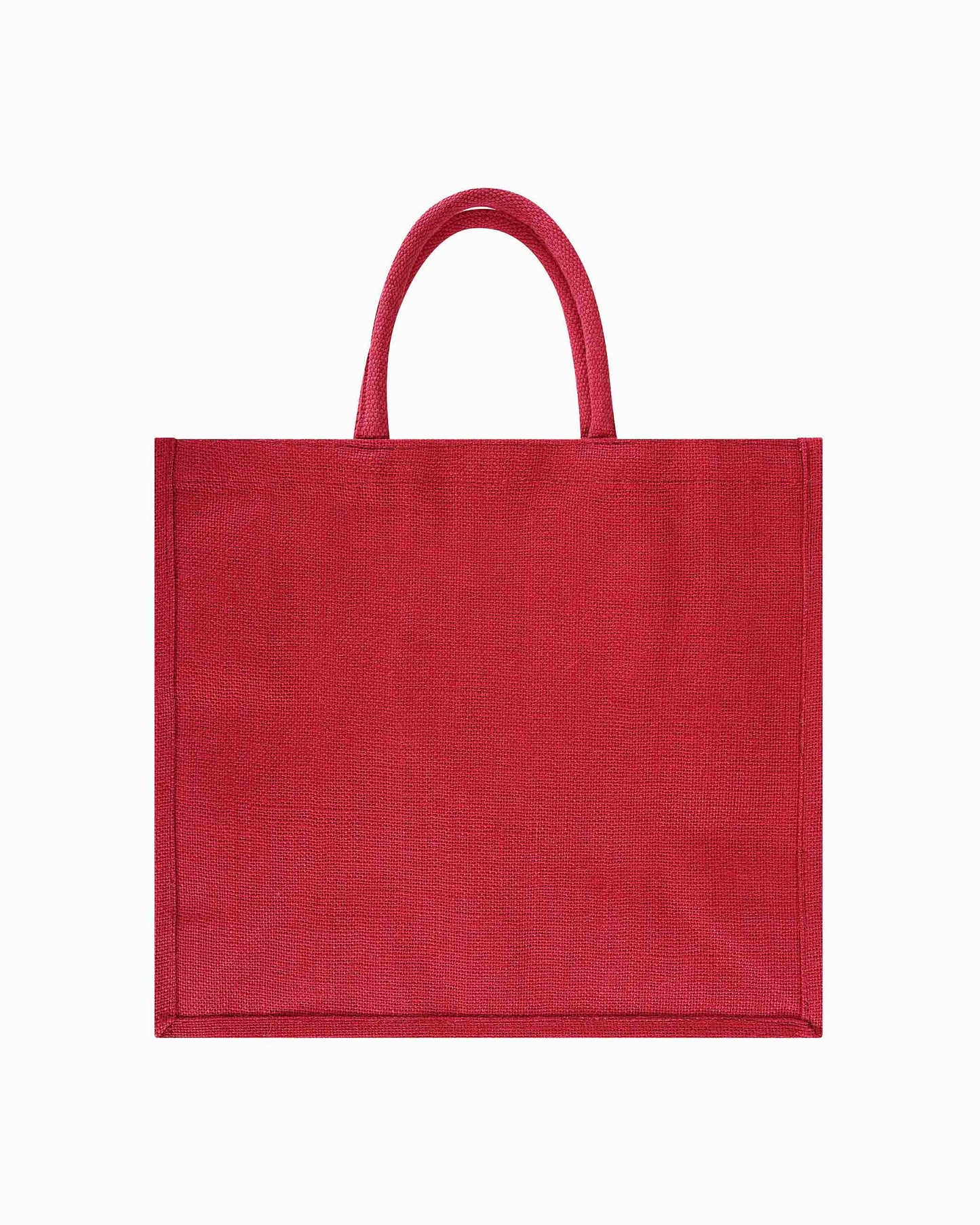 Red Jute Shopper
