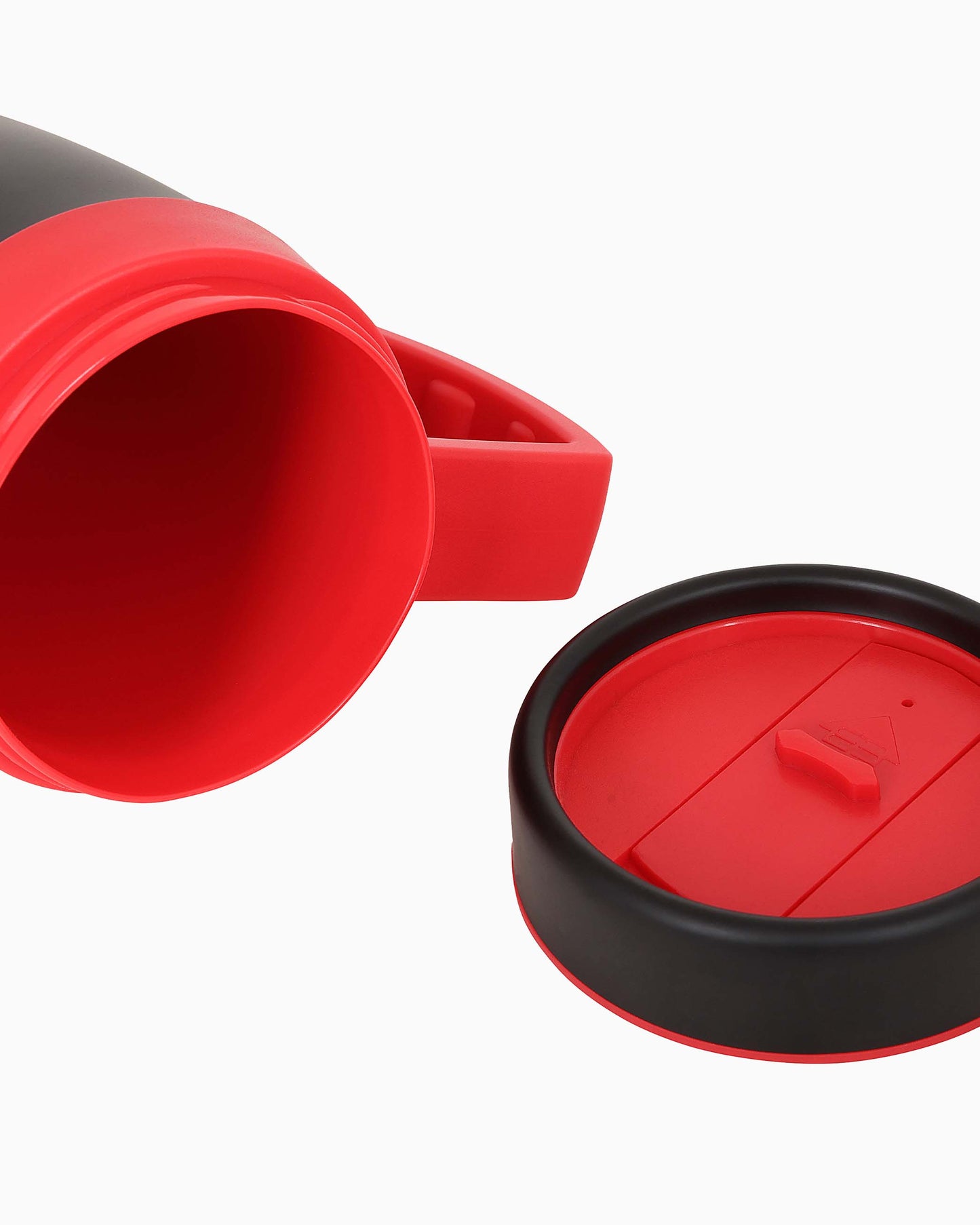 Black and Red Travel Mug